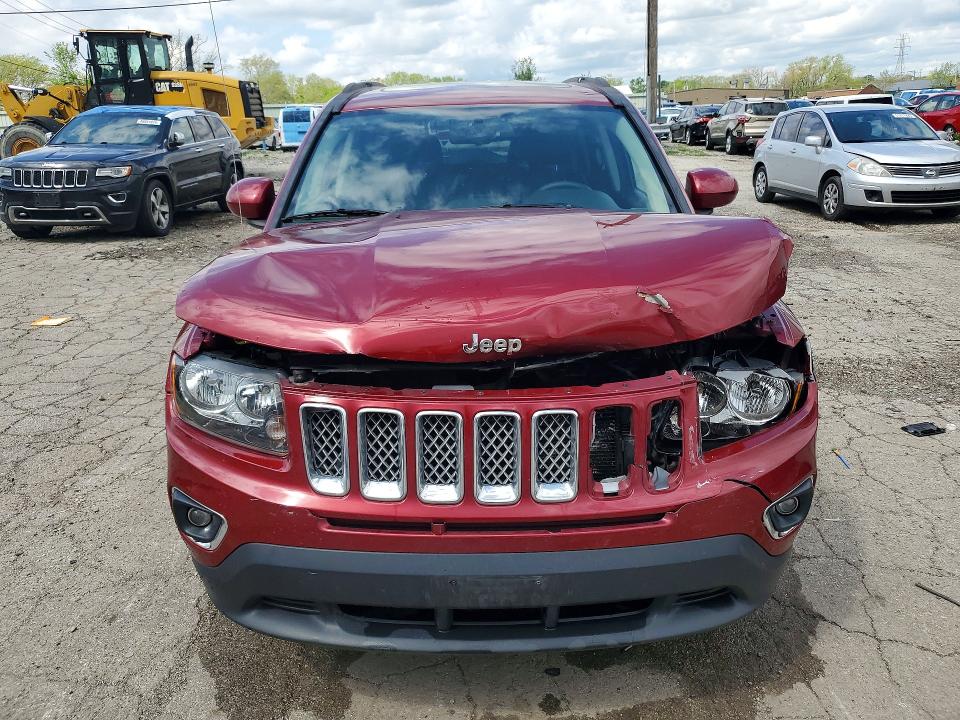 2016 Jeep Compass VIN 1C4NJCEA7GD806815 COPART salvage auction — FRONT END, Il - Salvage Certificate, sold $800 on 2026-07-03 (photo 5)