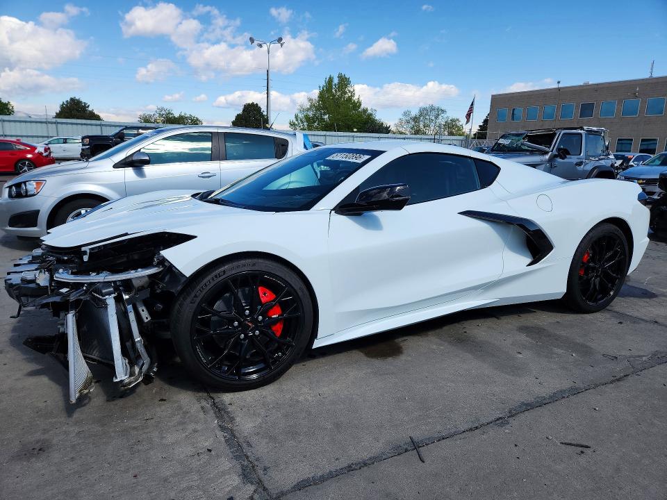 2026 Chevrolet Corvette VIN 1G1YA2D46T5103836 COPART salvage auction — FRONT END, Co - Public - Salvage Title, sold $50,500 on 2026-07-13 (photo 1)