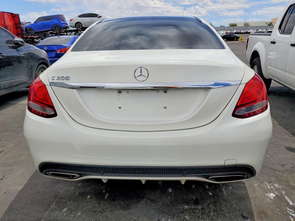 2017 Mercedes-benz C-klasse VIN 55SWF4JB7HU225026 COPART salvage auction — MINOR DENT/SCRATCHES, Nv - Certificate Of Title (P), sold $6,500 on 2026-07-02 (photo 6)