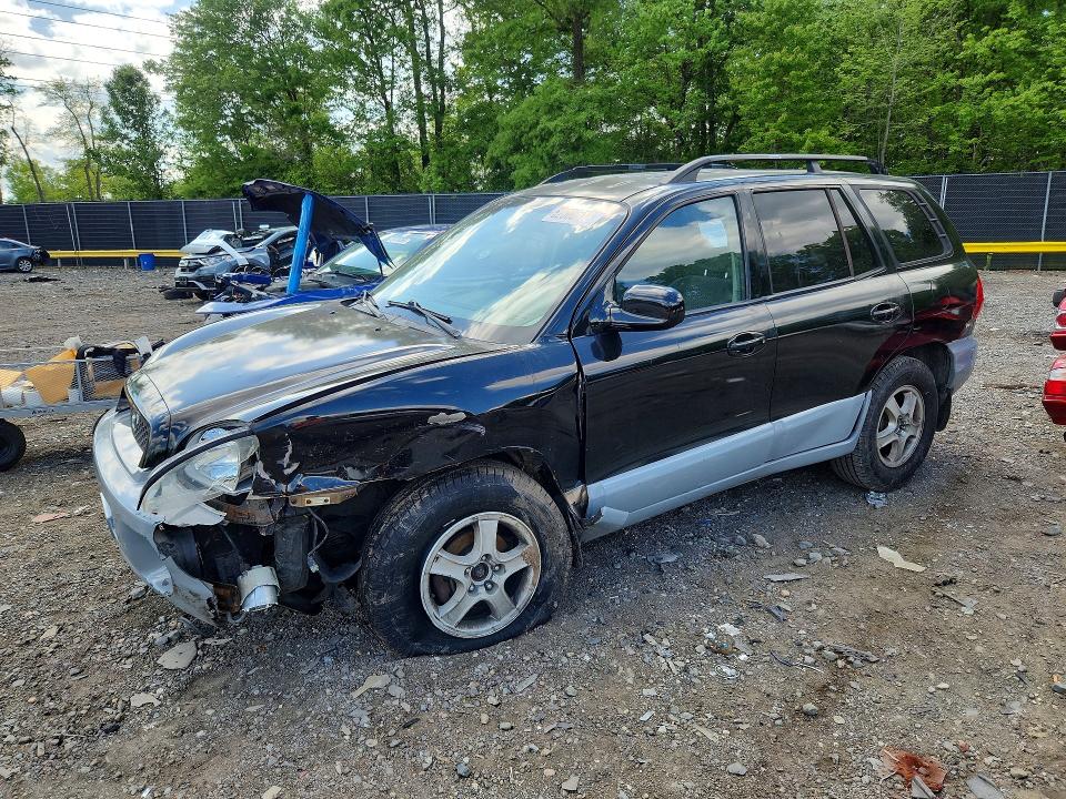 2004 Hyundai Santa fe VIN KM8SB12B24U665922 COPART salvage auction — FRONT END, MD - CERT OF SALVAGE > 75% DAMAGE, sold $300 on 2026-07-02 (photo 1)