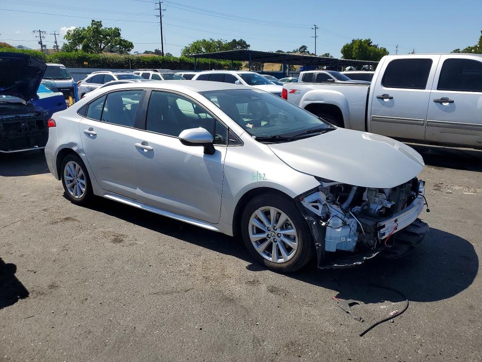 2025 Toyota Corolla VIN 5YFB4MDE0SP312659 COPART salvage auction — FRONT END, Ca - Salvage Certificate, sold $5,300 on 2026-07-02 (photo 4)
