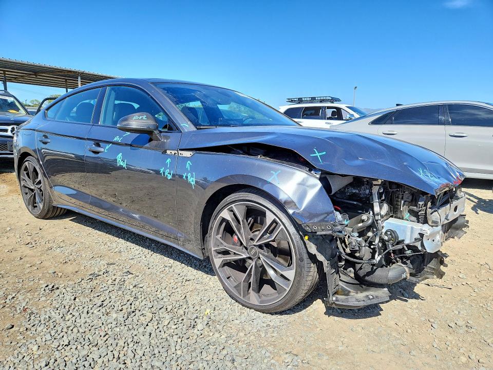 2023 Audi Rs5 VIN WAUB4CF55PA008436 COPART salvage auction — FRONT END, Salvage Title, sold $20,500 on 2026-07-28 (photo 4)