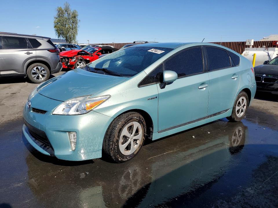 2013 Toyota Prius VIN JTDKN3DU4D1637191 COPART salvage auction — MINOR DENT/SCRATCHES, NV - CERTIFICATE OF TITLE, sold $4,750 on 2026-07-07 (photo 1)