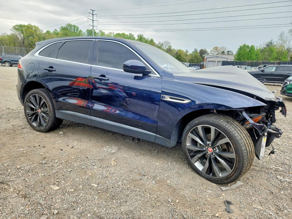 2020 Jaguar F-pace VIN SADCK2FX8LA636594 COPART salvage auction — FRONT END, Md - Cert Of Salvage > 75% Damage, sold $500 on 2026-07-28 (photo 4)