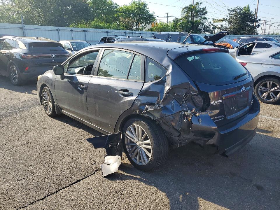 2012 Subaru Impreza VIN JF1GPAD60CH243043 COPART salvage auction — REAR END, OH, sold $125 on 2026-07-15 (photo 2)