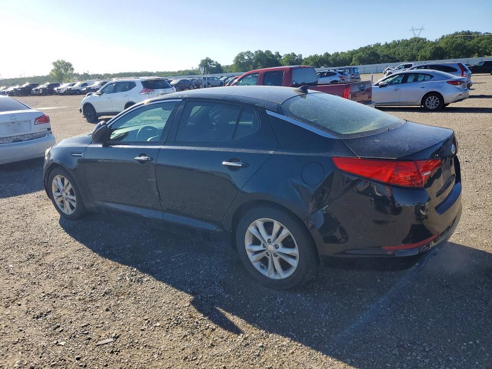2013 Kia Optima VIN 5XXGN4A71DG155308 COPART salvage auction — REAR END, Ca - Salvage Certificate, sold $425 on 2026-07-06 (photo 2)