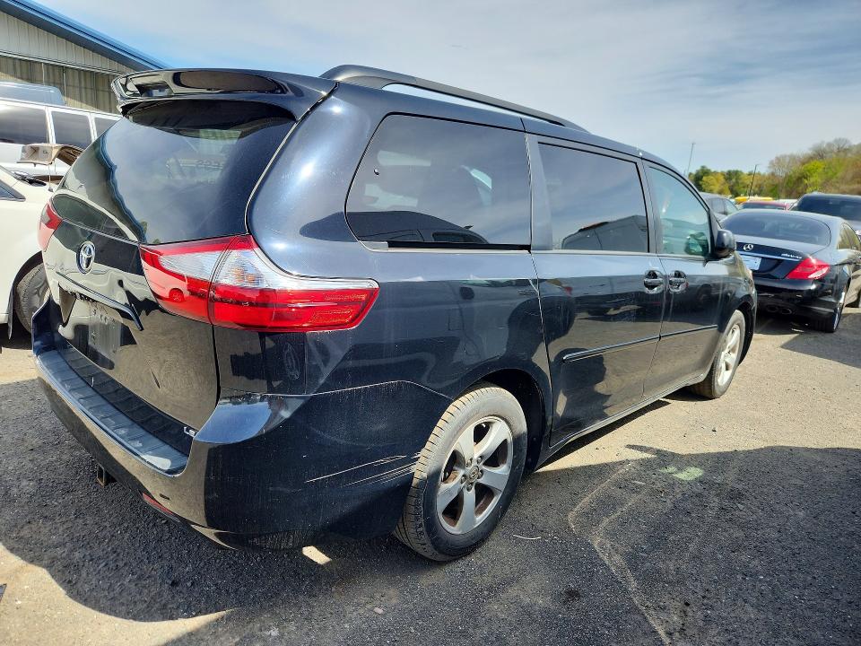 2017 Toyota Sienna VIN 5TDKZ3DCXHS816680 COPART salvage auction — MINOR DENT/SCRATCHES, Ri - Certificate Of Title, sold $6,900 on 2026-07-31 (photo 3)
