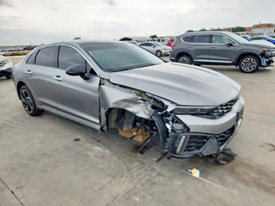 2025 Kia K5 VIN KNAG64J75S5291307 COPART salvage auction — FRONT END, Tx - Certificate Of Title, sold $3,500 on 2026-07-23 (photo 4)