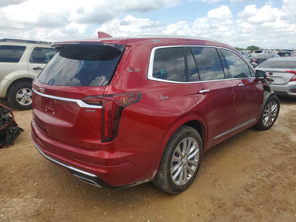 2024 Cadillac Xt6 VIN 1GYKPCRS8RZ734124 COPART salvage auction — FRONT END, Tx - Salvage Vehicle Title, sold $14,100 on 2026-07-23 (photo 3)