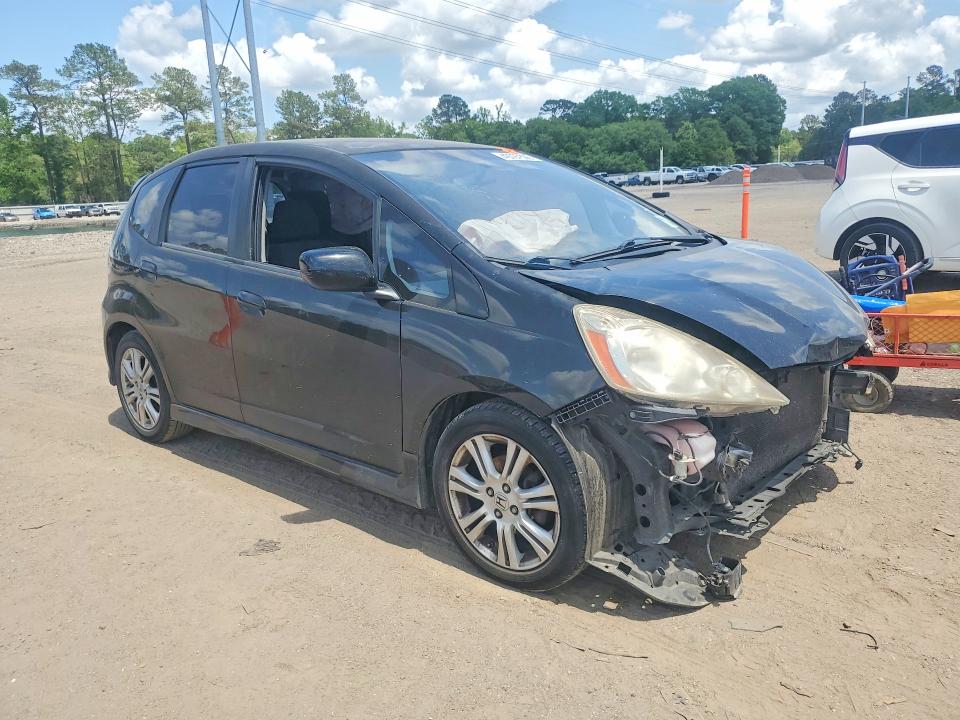 2011 Honda Fit VIN JHMGE8H66BC002505 COPART salvage auction — FRONT END, La - Cert Of Title-Salvage, sold $800 on 2026-07-02 (photo 4)