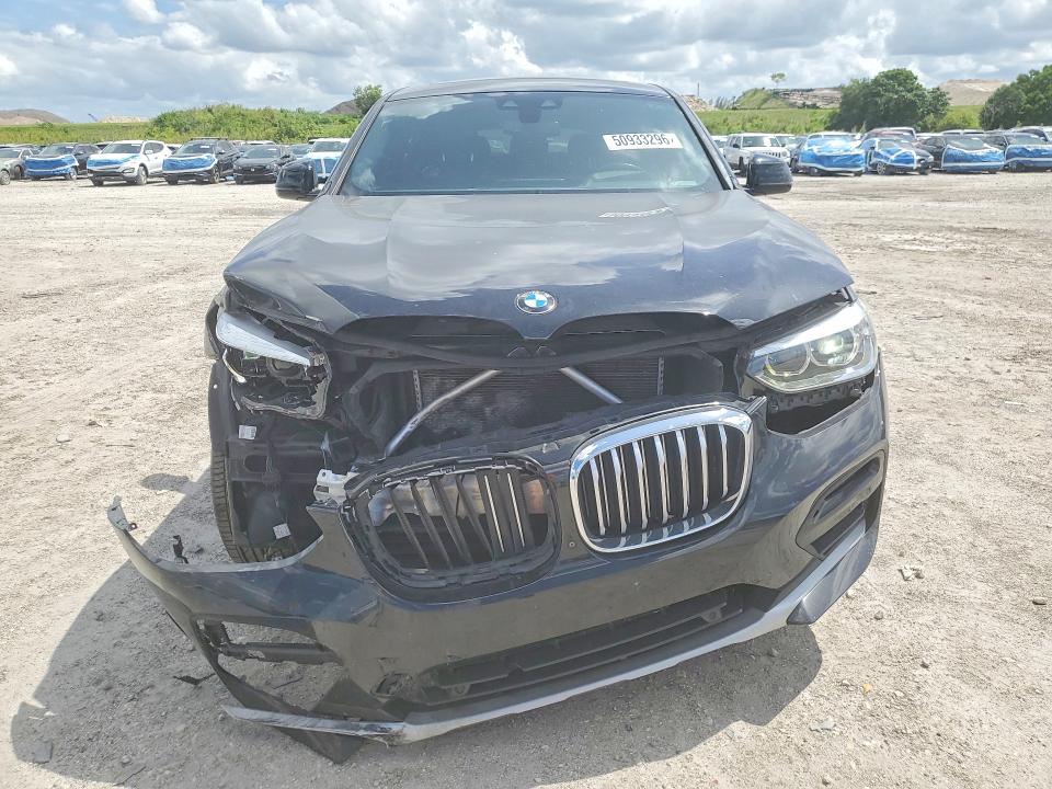 2021 BMW X4 VIN 5UX2V1C0XM9G91052 COPART salvage auction — FRONT END, FL, sold $6,200 on 2026-07-23 (photo 5)