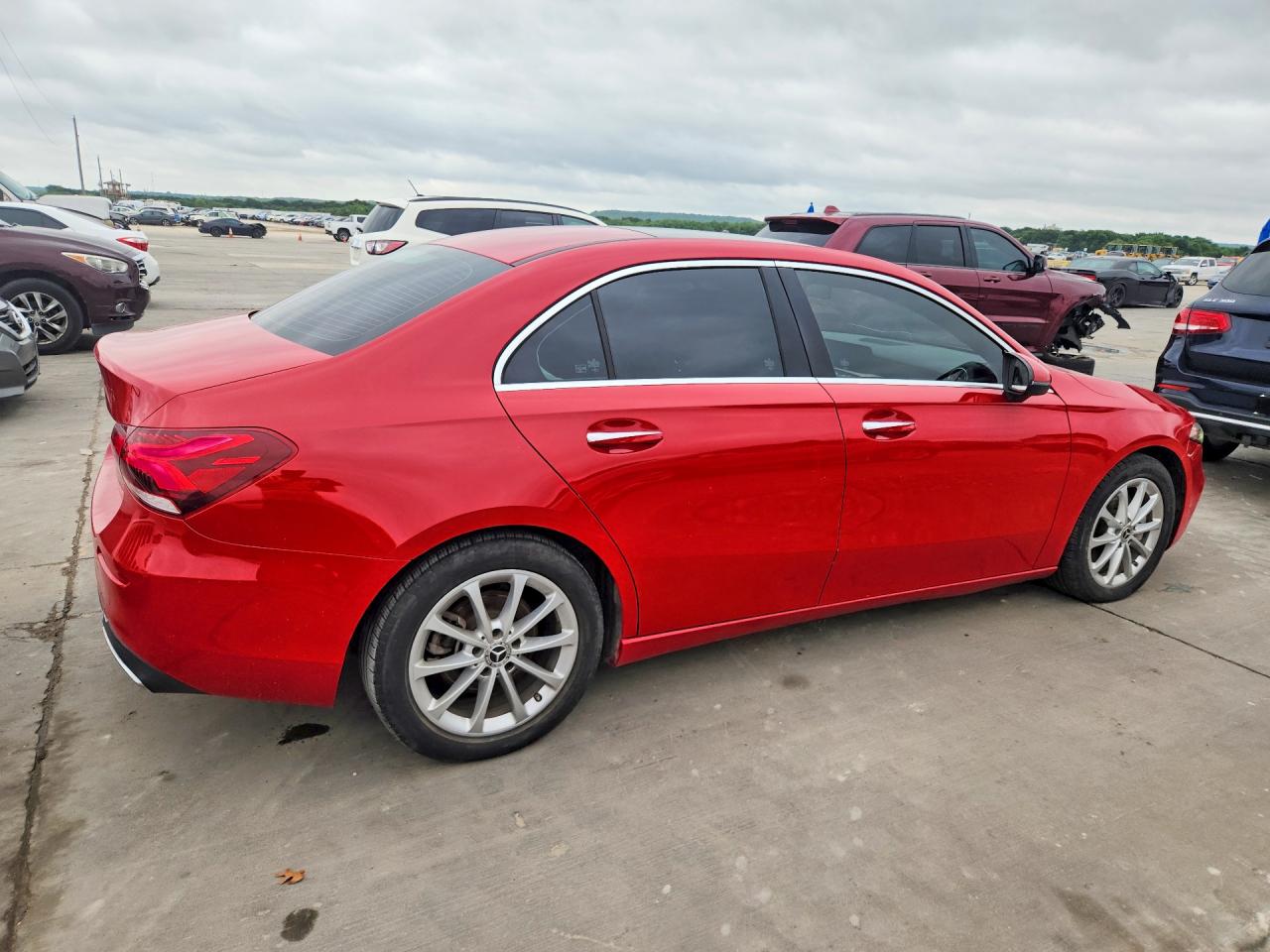 2019 Mercedes Benz A VIN WDD3G4EBXKW017453 COPART salvage auction — Front End, TX - CERTIFICATE OF TITLE, sold $5,300 on 2026-07-09 (photo 3)