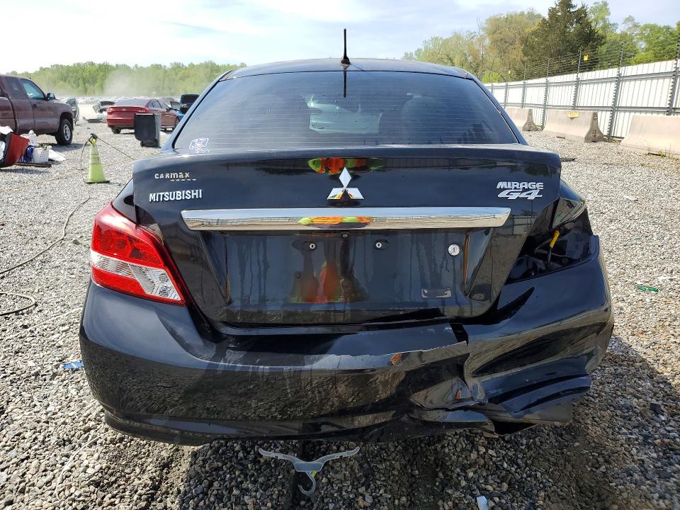 2019 Mitsubishi Mirage VIN ML32F3FJ9KHF11306 COPART salvage auction — REAR END, Sc - Cert Of Title-Salvage, sold $1,700 on 2026-07-20 (photo 6)