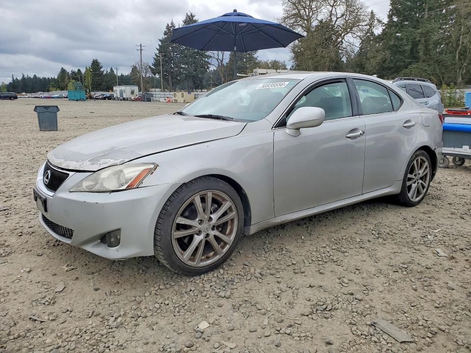 2007 Lexus Is 250 VIN JTHBK262X72049744 COPART salvage auction — FRONT END, Wa - Aff In Lieu Of Title - Rebuilt, sold $175 on 2026-07-31 (photo 1)