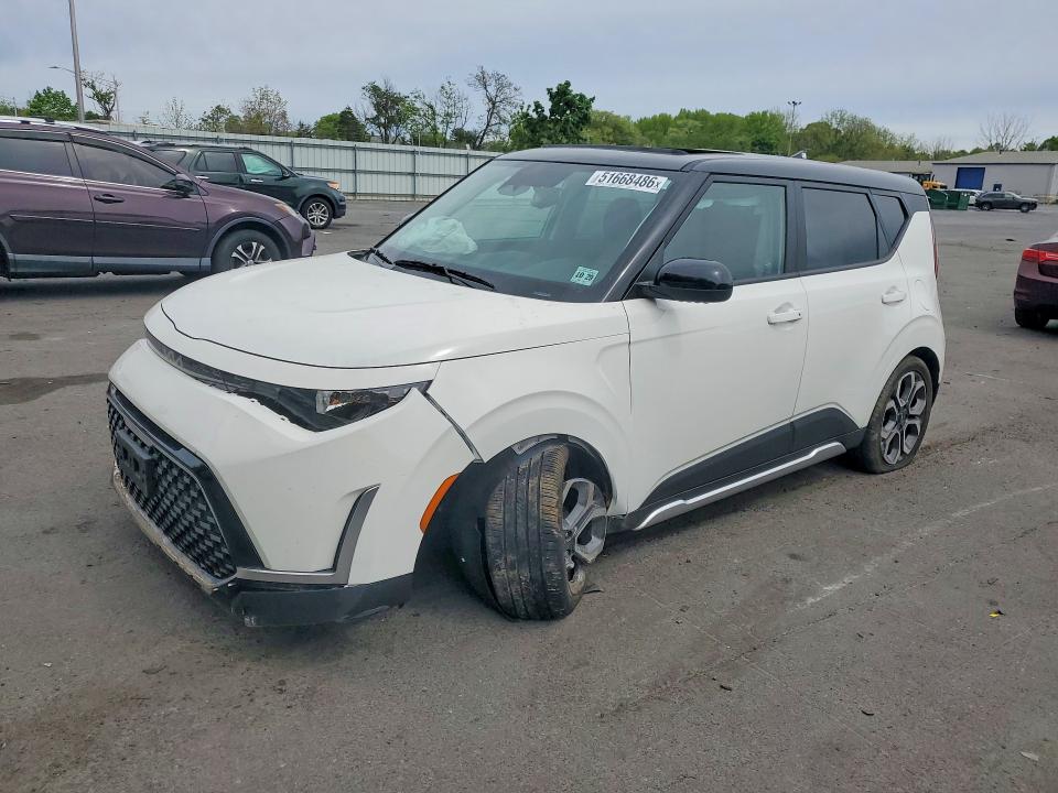 2025 Kia Soul VIN KNDJ33AU9S7252824 COPART salvage auction — FRONT END, Nj - Cert Of Title-Salvage, sold $7,500 on 2026-07-14 (photo 1)