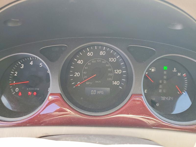 2004 Lexus ES VIN JTHBA30G845002204 COPART salvage auction — SIDE, Co - Salvage Title, sold $1,250 on 2026-07-09 (photo 9)