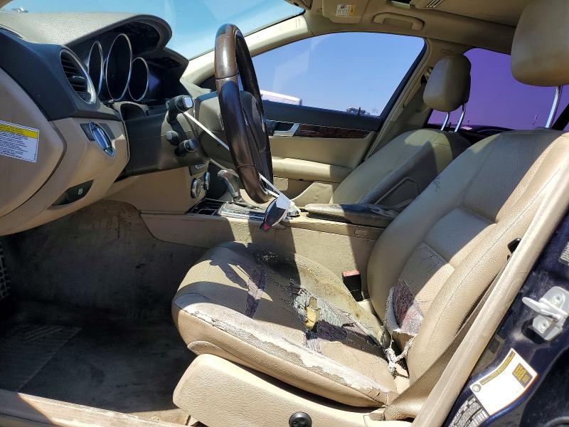 2013 Mercedes-benz C-klasse VIN WDDGF4HB4DA854764 COPART salvage auction — FRONT END, Ca - Lien Papers-Clean Or Ac, sold $325 on 2026-07-17 (photo 7)