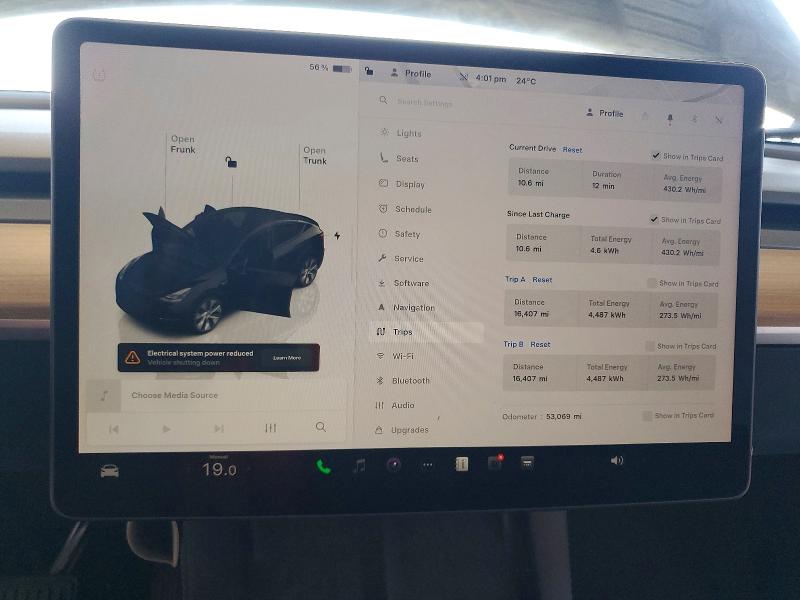 2023 Tesla Model y VIN 7SAYGAEE9PF901486 COPART salvage auction — REAR END, Salvage Title, sold $8,200 on 2026-07-13 (photo 9)