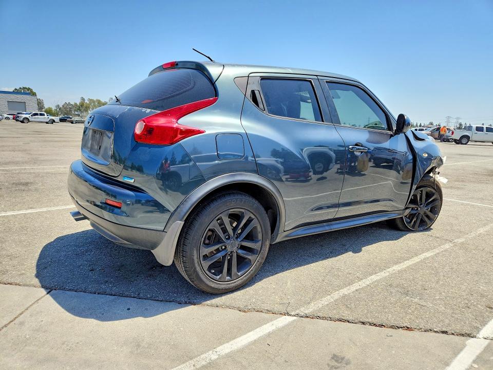 2012 Nissan Juke VIN JN8AF5MR1CT104299 COPART salvage auction — FRONT END, Ca - Salvage Certificate, sold $575 on 2026-07-30 (photo 3)