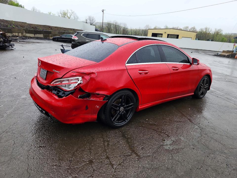 2018 Mercedes-benz Cla-klasse VIN WDDSJ4GB5JN522430 COPART salvage auction — REAR END, NY, sold $3,050 on 2026-07-16 (photo 3)