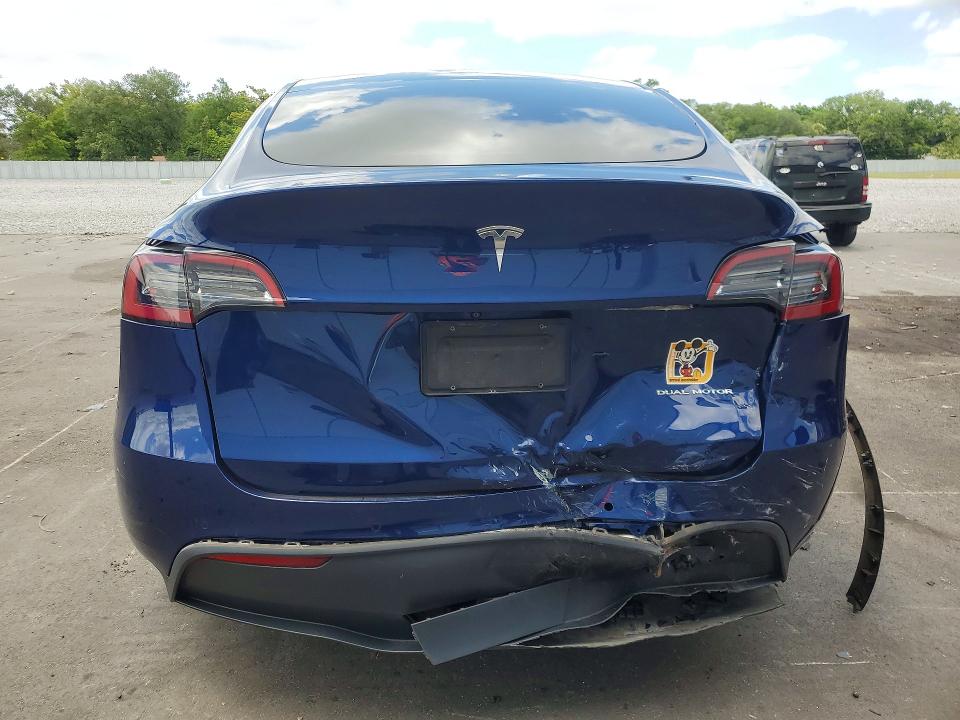2021 Tesla Model y VIN 5YJYGDEE4MF207363 COPART salvage auction — REAR END, Fl - Cert Of Title Slvg Rebuildable, sold $9,000 on 2026-07-06 (photo 6)