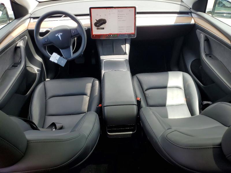 2025 Tesla Model y VIN 7SAYGDED9SF317378 COPART salvage auction — REAR END, Hi - Certificate Of Salvage, sold $2,150 on 2026-08-24 (photo 8)