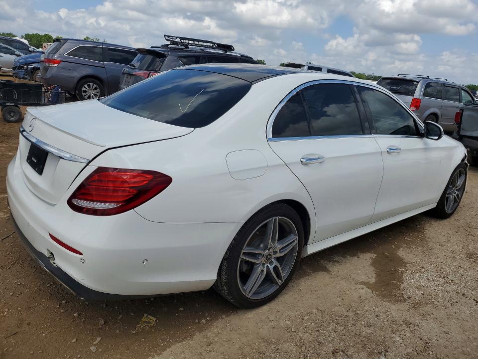 2018 Mercedes-benz E-klasse VIN WDDZF4JB1JA389133 COPART salvage auction — FRONT END, Tx - Salvage Vehicle Title, sold $8,200 on 2026-07-23 (photo 3)