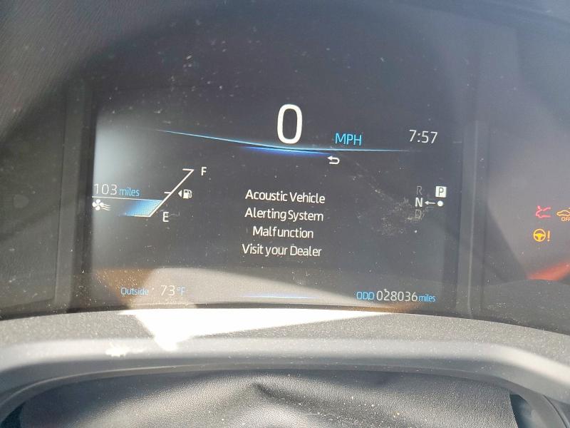 2023 Toyota Mirai VIN JTDAAAAA8PA007717 COPART salvage auction — FRONT END, CA - LIEN PAPERS-CLEAN OR AC, sold $1,000 on 2026-07-31 (photo 9)