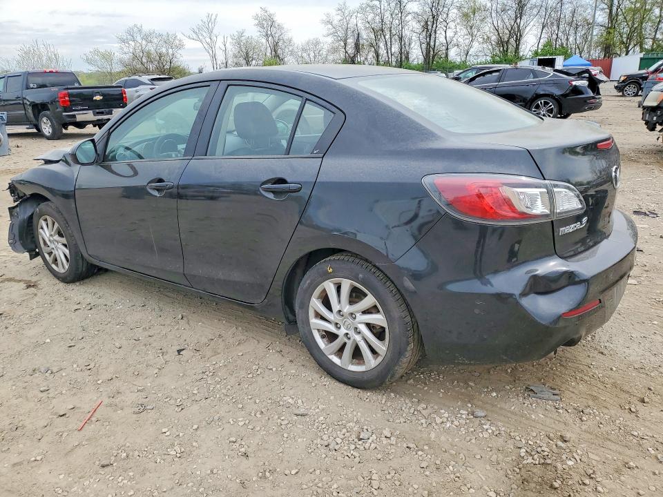 2012 Mazda 3 VIN JM1BL1W72C1642034 COPART salvage auction — FRONT END, Md - Cert Of Salvage > 75% Damage, sold $375 on 2026-07-14 (photo 2)