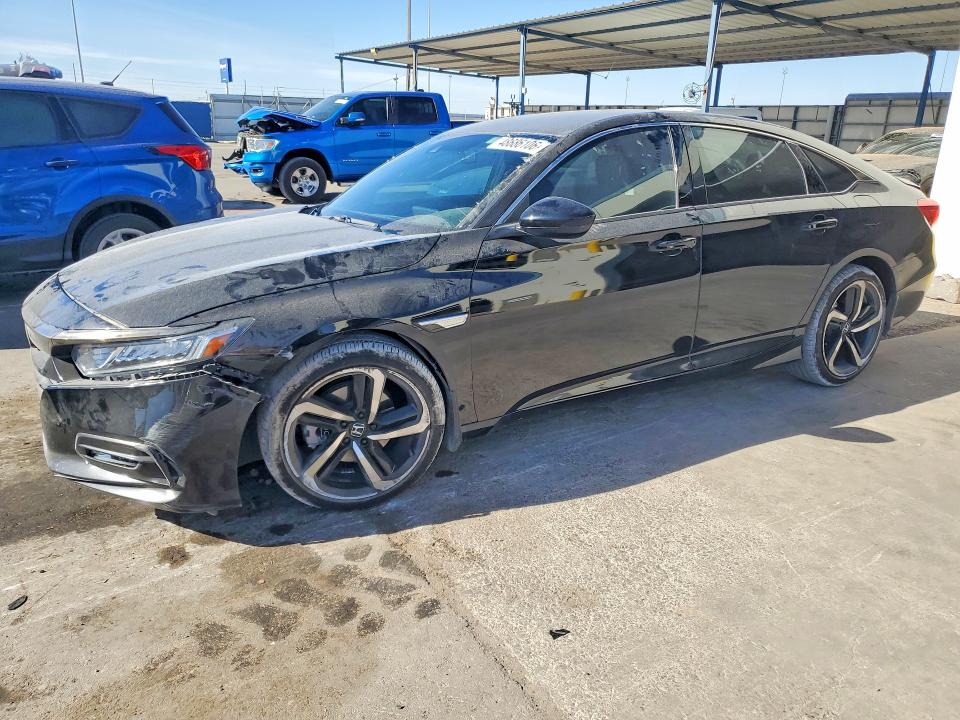 2019 Honda Accord VIN 1HGCV1F34KA070671 COPART salvage auction — FRONT END, Tx - Salvage Vehicle Title, sold $7,600 on 2026-07-31 (photo 1)