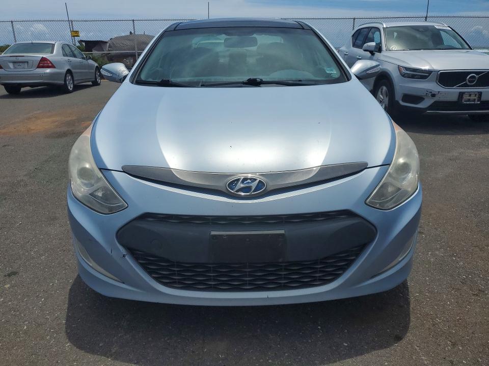2014 Hyundai Sonata VIN KMHEC4A43EA106638 COPART salvage auction — FRONT END, Hi - Certificate Of Title, sold $2 on 2026-07-20 (photo 5)