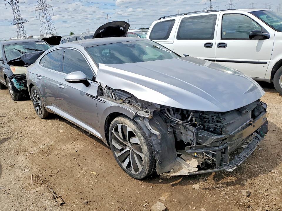 2019 Volkswagen Arteon VIN WVWTR7AN0KE001211 COPART salvage auction — FRONT END, Il - Salvage Certificate, sold $4,000 on 2026-07-07 (photo 4)