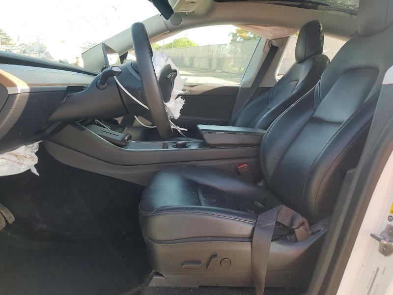 2020 Tesla Model y VIN 5YJYGDEE2LF053976 COPART salvage auction — FRONT END, Ca - Salvage Certificate, sold $3,450 on 2026-07-31 (photo 7)