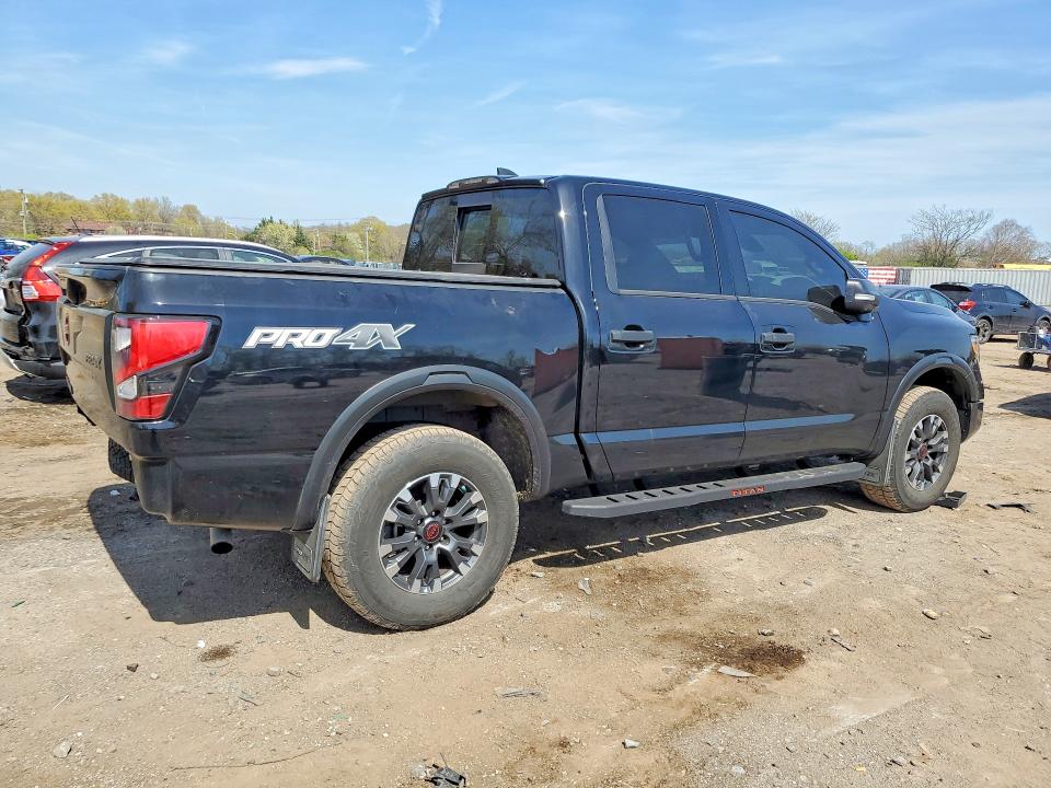 2023 Nissan TITAN VIN 1N6AA1EDXPN104511 COPART salvage auction — REAR END, MD - CERT OF SALVAGE > 75% DAMAGE, sold $10,700 on 2026-07-30 (photo 3)