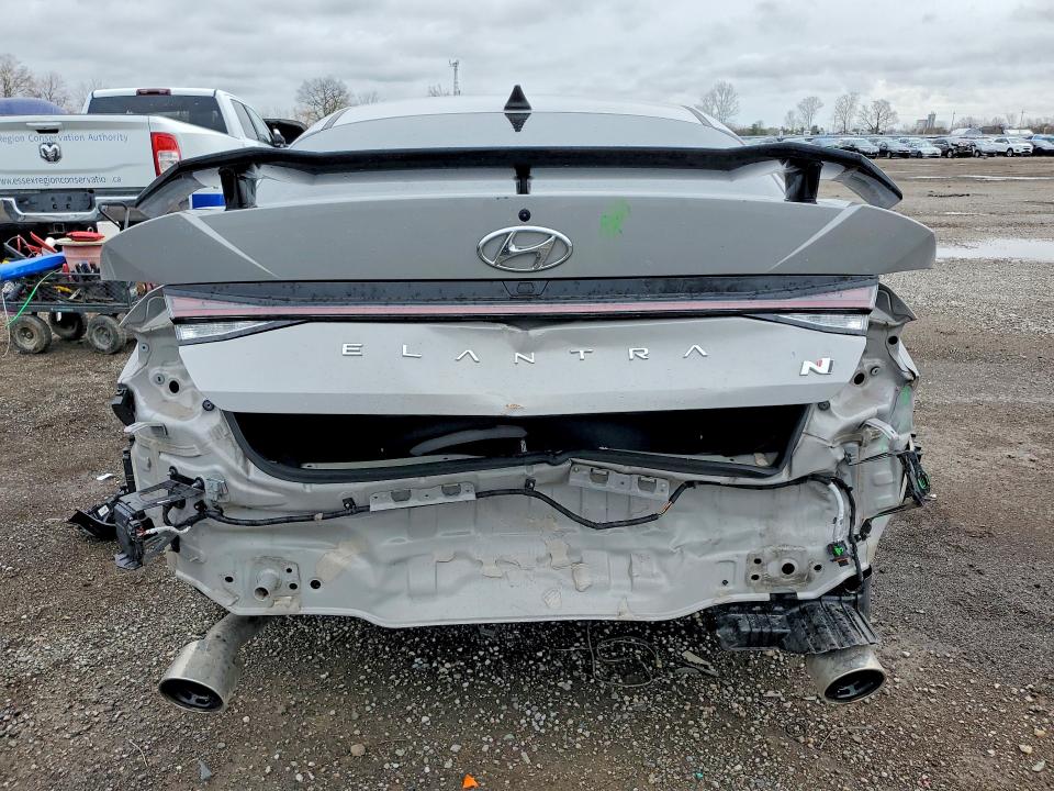 2022 Hyundai Elantra VIN KMHLW4AK5NU008822 COPART salvage auction — REAR END, ON - PERMIT SALVAGE, sold $2,500 on 2026-07-28 (photo 6)