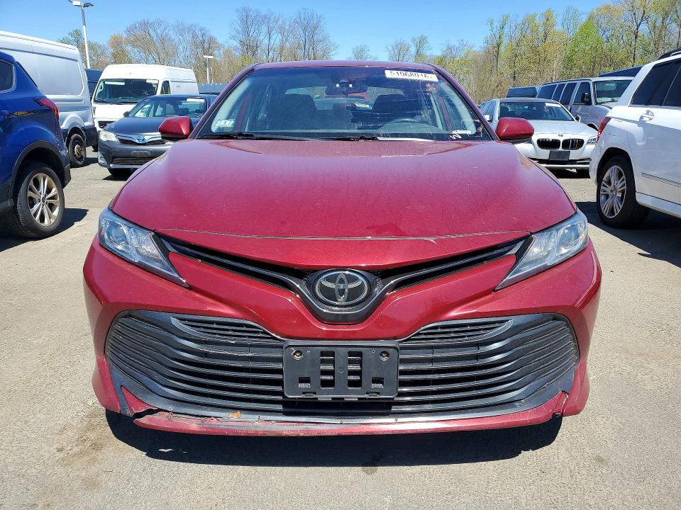 2020 Toyota Camry VIN 4T1C11AK6LU898631 COPART salvage auction — FRONT END, Ma - Certificate Of Title, sold $7,100 on 2026-07-30 (photo 5)