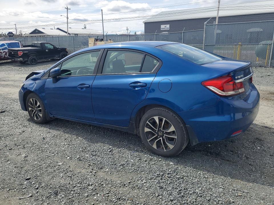 2015 Honda VIN 2HGFB2E59FH008916 COPART salvage auction — FRONT END, Ns - Salvage Title, sold $900 on 2026-07-09 (photo 2)