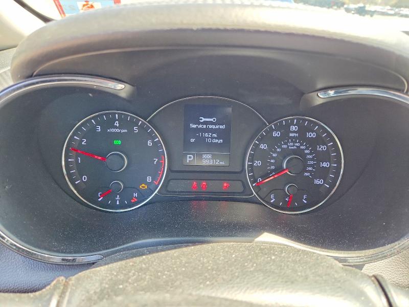 2014 Kia Forte VIN KNAFX4A86E5054976 COPART salvage auction — FRONT END, Nj - Cert Of Title-Salvage, sold $925 on 2026-07-21 (photo 9)