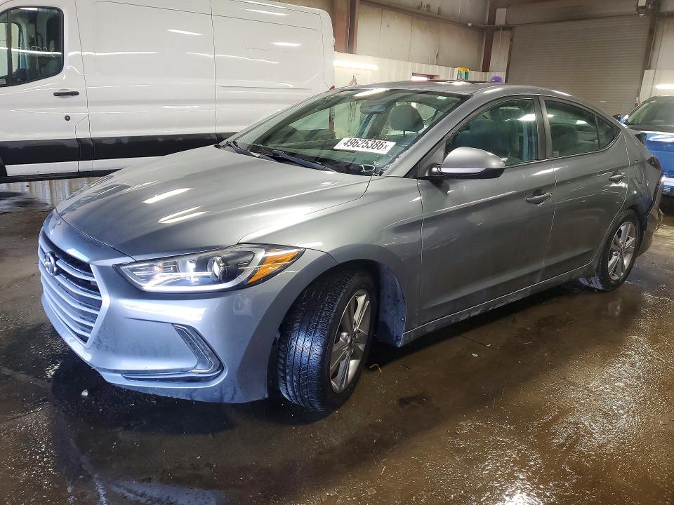 2018 Hyundai Elantra VIN KMHD84LF4JU657844 COPART salvage auction — REAR END, Ga - Cert Of Title-Salvage, sold $1,700 on 2026-07-02 (photo 1)