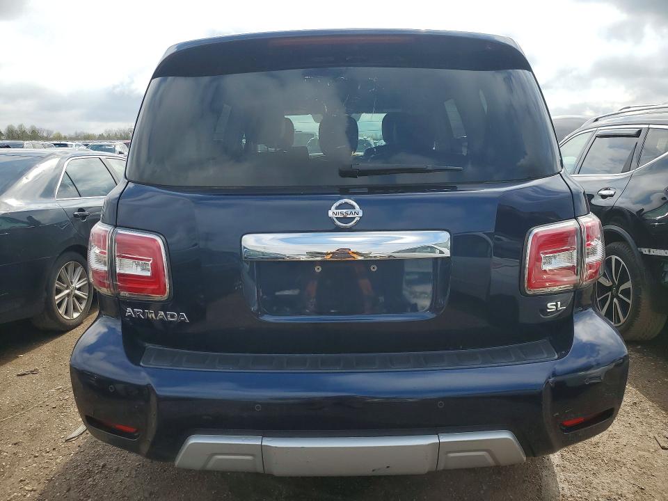 2018 Nissan Armada VIN JN8AY2NC3J9550953 COPART salvage auction — MECHANICAL, Il - Cert Of Title-Corrected, sold $10,500 on 2026-07-23 (photo 6)