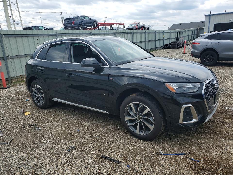 2023 Audi Q5 VIN WA1EAAFY4P2040905 COPART salvage auction — SIDE, Il - Salvage Certificate, sold $13,600 on 2026-07-03 (photo 4)