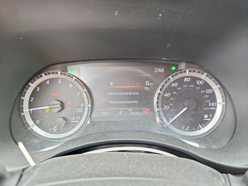 2024 Toyota Highlander VIN 5TDKDRAH9RS532878 COPART salvage auction — FRONT END, Salvage Title, sold $11,100 on 2026-07-15 (photo 9)