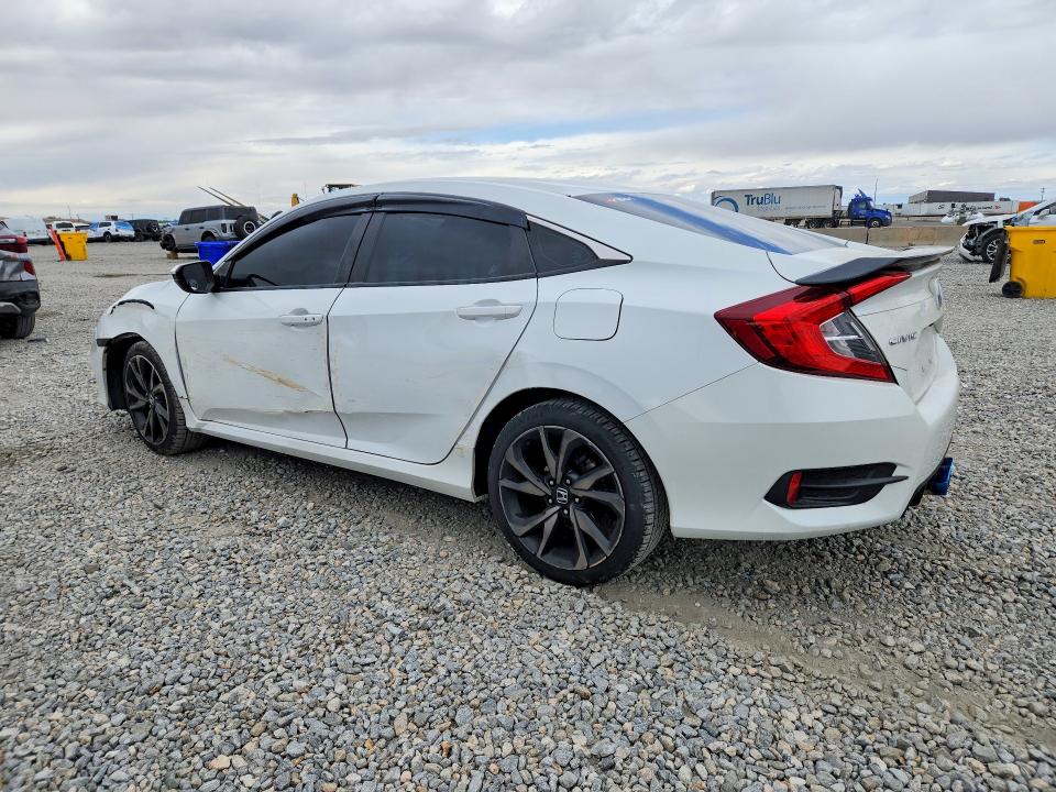2020 Honda Civic VIN 2HGFC2F81LH582959 COPART salvage auction — SIDE, Id - Salvage Certificate Of Title, sold $5,500 on 2026-07-09 (photo 2)