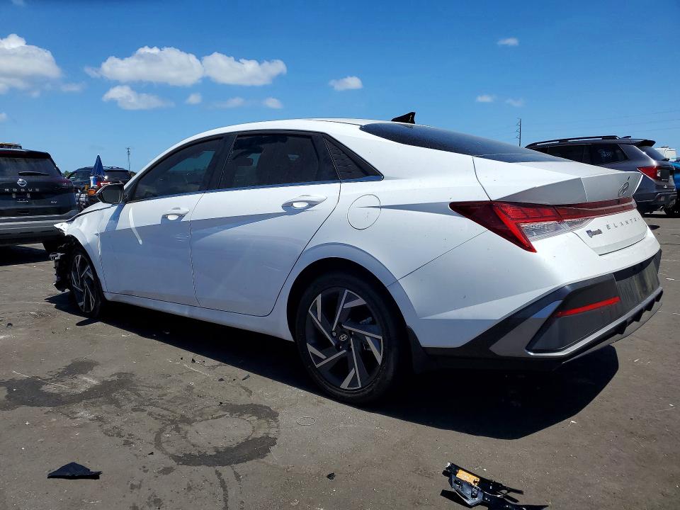 2025 Hyundai Elantra VIN KMHLN4DJ8SU141222 COPART salvage auction — FRONT END, FL, sold $6,600 on 2026-07-15 (photo 2)