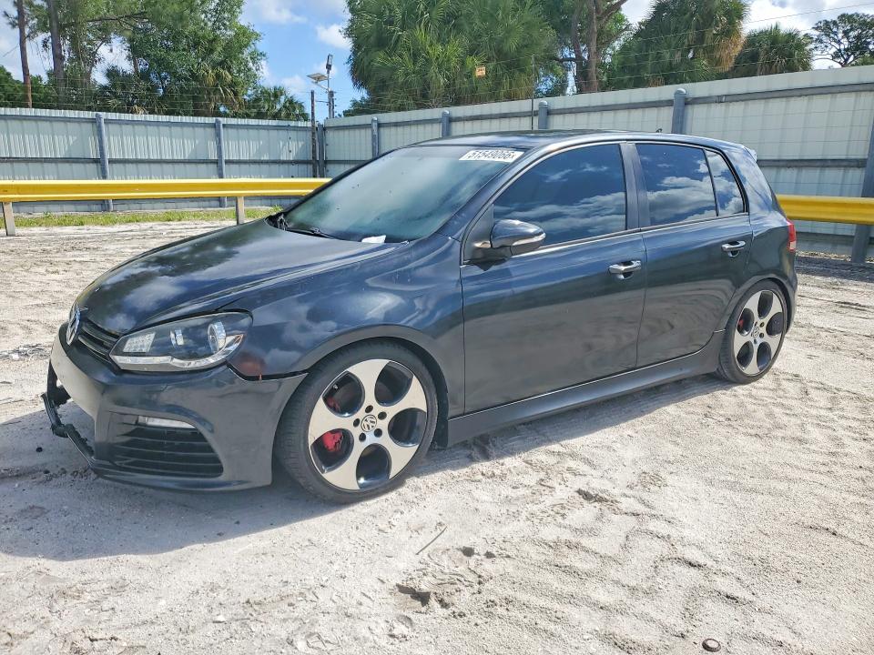 2010 Volkswagen Gti VIN WVWGV7AJXAW313569 COPART salvage auction — FRONT END, FL - CERT OF TITLE SLVG REBUILDABLE, sold $900 on 2026-07-15 (photo 1)