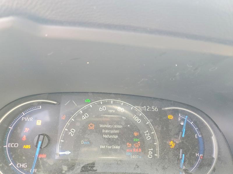 2025 Toyota Rav4 hybrid VIN JTMB6RFVXSJ084324 COPART salvage auction — FRONT END, VA - CERT OF TITLE - SALVAGE, sold $4,700 on 2026-07-23 (photo 9)