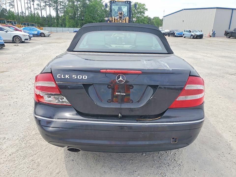 2004 Mercedes-benz Clk-klasse VIN WDBTK75GX4T010219 COPART salvage auction — REAR END, Sc - Cert Of Title-Salvage, sold $1,150 on 2026-07-13 (photo 6)