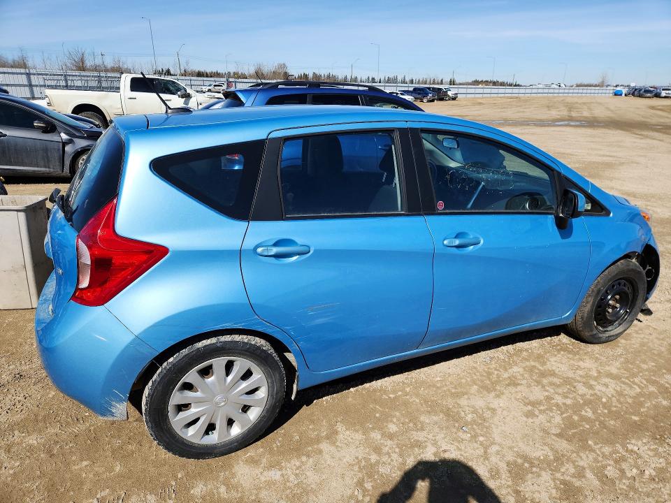 2014 Nissan Versa note VIN 3N1CE2CP5EL420580 COPART salvage auction — MECHANICAL, Ab - Oop - Salvage, sold $550 on 2026-07-09 (photo 3)