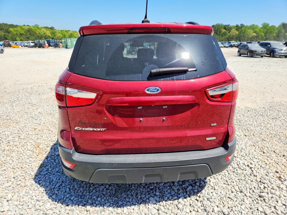 2020 Ford Ecosport VIN MAJ3S2GE4LC394552 COPART salvage auction — FRONT END, Ga - Cert Of Title-Salvage, sold $900 on 2026-07-09 (photo 6)