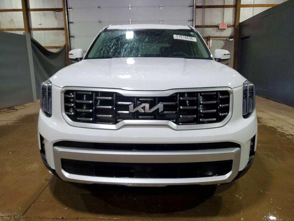 2025 Kia Telluride VIN 5XYP64GC9SG575778 COPART salvage auction — HAIL, Oh - Cert Of Title-Salvage, sold $10,600 on 2026-07-06 (photo 5)